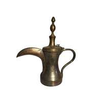 Elegante Edelstahl-Messing Arabische Dallah Teekanne Lebensmittelecht Hitzebeständig Wohnzimmer-Dekoration Tisch-Styling Kaffeekanne