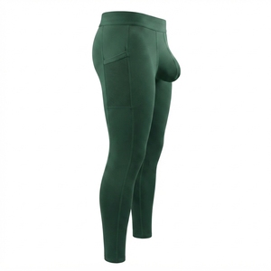Leggings Deportivos de Cintura Media para Mujer, de Secado Rápido, para Invierno, Elásticos, de Nailon y Spandex, para Yoga, Tenis, Gimnasio, con Logotipo Personalizado - Product Image 4