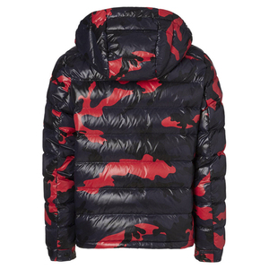 Blouson matelassé à capuche pour homme, en nylon, rembourré de coton, imperméable, respirant, avec fermeture éclair, pour l'hiver, style décontracté - Product Image 3