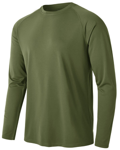 Camiseta de manga larga de alta calidad para hombre, ropa sencilla a la moda, camiseta transpirable de cuello redondo para hombre - Product Image 2