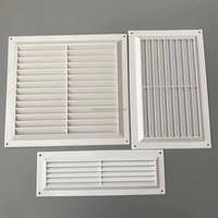 Couvercle de grille d'aération en plastique blanc Grille d'aération en plastique blanc