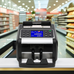 Machine à compter l'argent multi-devises à grande vitesse de qualité professionnelle P89 avec détecteur de faux billets CIS et imprimante, compteur de valeur - Product Image 5