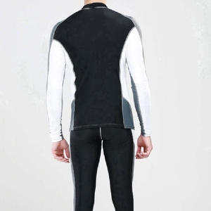 Maillot de bain de plongée à manches longues, rashguard, extensible, séchage rapide, Spandex/Nylon, protection pour sports nautiques - Product Image 6