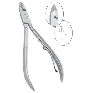 Coupe-cuticules manuel en acier inoxydable à double ressort pour pédicure et soins en salon - Product Image 2