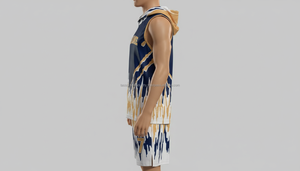 Uniforme de basket-ball pour hommes, réfléchissant, sur mesure, OEM, vente en gros - Product Image 4