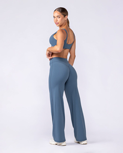 Custom Women’s <b>Flare</b> Leg Yoga <b>Leggings</b> High Waisted Wide Leg Fitness Pants for Gym Workout Training Athleisure Activewear - Product Image 6
