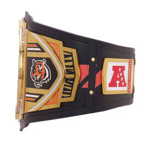 Cinturón de Campeonato Deportivo Personalizado de los Cincinnati Bengals, Cinturón de Lucha Libre Profesional Ecológico de Cintura Alta con 2.2m de Longitud - Product Image 4