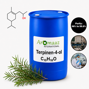 Aromaaz International Terpinen-4-ol (CAS 562-74-3) C10H18O, Aroma Natural Líquido, Fragancia con Pureza del 99.0%-99.5%, Aroma Herbal Fresco - Product Image 4