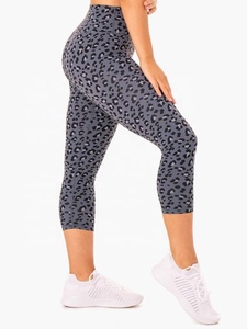 Leggings Capri de Yoga Tricotés Respirants à Taille Haute pour Femmes, Sexy, Moulants, pour le Sport et la Gym - Product Image 6