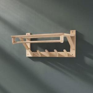 Modern Wooden Coat Hanger <b>Rail</b> - Product Image 5