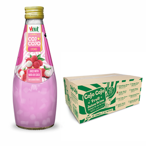 เครื่องดื่มน้ำโคโจ้ โคโจ้ พร้อมเยลลี่และนาตาเดอโคโค่ ยี่ห้อไวนุต ขนาด 10.8 ออนซ์ (แพ็ค 24 ขวด) ราคาขายส่ง รับผลิตแบรนด์ส่วนตัวและมีตัวอย่างให้ทดลองฟรี - Product Image 1