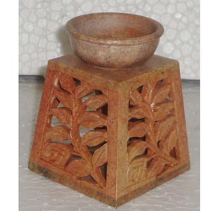 Exclusive New Design Natural Handmade Polished Soapstone Aroma <b>Oil</b> <b>Burner</b> And Super Fragrance For Home Decoration In Buyers - Product Image 3