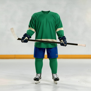 Uniforme de hockey sur glace en polyester, design sublimé, maillot d'équipe personnalisé, vêtements d'entraînement athlétique grande taille - Product Image 5