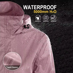 Chaqueta Softshell de Otoño para Mujer al por Mayor, Chaqueta Ligera Ecológica, Impermeable, Transpirable y Resistente al Viento con Exterior de Nailon - Product Image 3