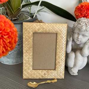 Arabic Rustic Wooden Rattan Photo <b>Frame</b> Handmade Woven Cane <b>Picture</b> <b>Frame</b> Decorative Gift Item Wholesale Price B2B Supply - Product Image 6