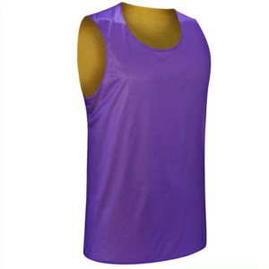 Ensemble de maillots de basketball sans manches pour hommes, imprimé par sublimation, respirant, anti-transpiration, en maille, anti-bactérien - Product Image 4
