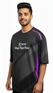 เสื้อยืดโอเวอร์ไซส์สไตล์สตรีทแวร์สำหรับผู้ชาย ทรงหลวม สวมใส่สบาย แฟชั่นแนวอเมริกัน - Product Image 5