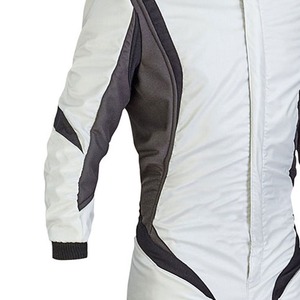 Combinaison de course moto pour homme, manches longues, blanche, colorée, respirante, pour toutes les saisons - Product Image 3