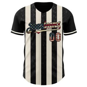 OEM Custom 100% Polyester Baseball Jersey Short Sleeve Breathable Printed Full Button Low MOQ Fast Delivery - Product Image 2