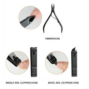 Kit Profesional de Cuidado de Uñas 7 en 1 de Alta Calidad, Marca Privada, Juego de Manicura y Pedicura de Acero Inoxidable, Incluye Kit para Pies de Bebé - Product Image 5