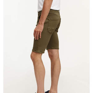 Shorts chino pour homme, taille haute, 100% coton, style smart casual, avec poches, couleur unie, légers, respirants, logo personnalisé - Product Image 5