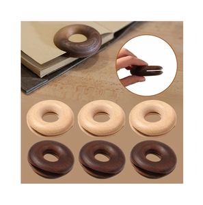 Clips de scellage créatifs en bois, style donut amusant, qualité supérieure, pour sacs de rangement, snacks et aliments frais, pour l'épicerie - Product Image 4