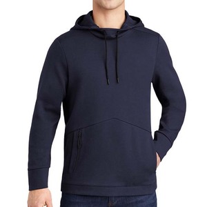Sweat-shirt à capuche pour homme, couleur bleu marine, en coton molletonné, vêtements décontractés pour l'automne, sweat-shirts à capuche pour homme - Product Image 1