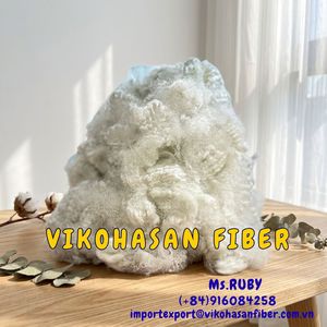 Matériau de rembourrage creux 4D HD blanc non-siliconisé Vikohasan pour couettes, couvertures, jouets, béton - Vente directe fabricant - Product Image 4