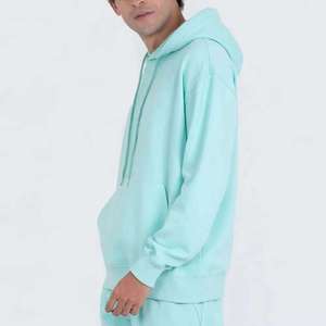 Ensemble de survêtement décontracté pour homme, sport d'hiver, à capuche, en polaire, manches longues, coupe régulière, pantalon de jogging, uni, 100% coton respirant - Product Image 5