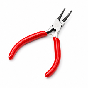 Stainless Steel Jewelry Pliers Red Handle Tapered Cut DIY <b>Wire</b> Bending <b>Craft</b> Tools for Jewelry Making - Product Image 6