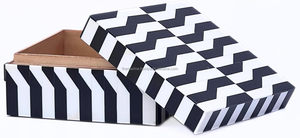 Thủ công xương Inlay trang trí đồ trang sức Organizer <span class=keywords><strong>Box</strong></span> <span class=keywords><strong>Chevron</strong></span> thiết kế đa năng lưu trữ lưu niệm thân thiện với môi hộp cao cấp - Product Image 4