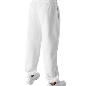Women's <b>White</b> Oversized Sweatpants Relaxed Fit Premium Fleece <b>Jogger</b> Pants Casual Workout Gym Training Everyday Sportswear - Product Image 2