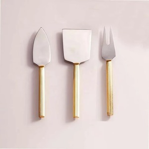 Juego de cuchillos para queso Copper Bee Handle con hoja de acero inoxidable, herramientas duraderas de metal para queso, solo lavar a mano - Product Image 3