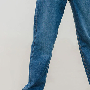 Pantalones Vaqueros Ajustados OEM para Mujer, Jeans de Cintura Alta, Pantalones de Mezclilla Azules, Pantalones Ajustados con Cintura Elástica - Product Image 2