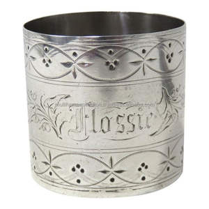 Suministros directos de fábrica, servilletero de latón ovalado liso, plateado OEM ODM, utensilios de cocina personalizados, los últimos servilleteros - Product Image 3