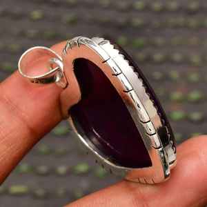 Pendentif croix en labradorite violette, fait main, en argent sterling, pierre précieuse naturelle, bijoux de mode, qualité supérieure pour femmes, vente en gros - Product Image 4