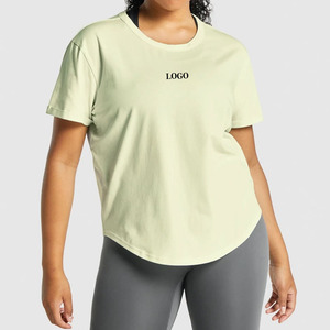 Camiseta de Moda para Mujer, Estilo Relajado e Informal, Moderna, Holgada, para Uso Diario, OEM - Product Image 1