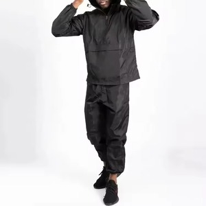 Survêtements coupe-vent style streetwear, couleur unie, nouveau design, tissu respirant en nylon - Product Image 3