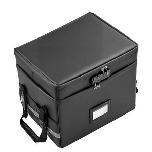 Scatola Portadocumenti Ignifuga a Due Strati Portatile 1832 Fahrenheit Isolata Termicamente Impermeabile con Serratura per Uso Ufficio - Product Image 1