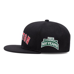 Casquette de baseball bicolore pour homme, style hip-hop, broderie personnalisée, casquette de sport en coton 6 panneaux, logo personnalisé - Product Image 4