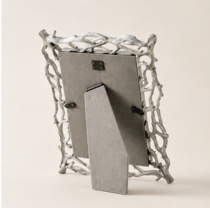 Wholesale Luxury Silver Metal Photo Frame Handmade <b>Twig</b> Branch Design Aluminum Picture Frame <b>For</b> Nordic Home <b>Decoration</b> & Table - Product Image 4