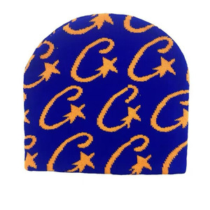 Custom Logo Jacquard <b>Knitted</b> 100% Acrylic Beanie Four Seasons Warm Travel <b>Hat</b> Outdoor Ski Sports Cap All Match Unisex <b>Men</b> Women - Product Image 3