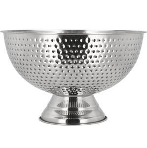 Enfriador de vino de acero inoxidable premium, cuenco grande para ponche, cubitera con acabado negro mate, cuencos para vino para fiestas y eventos - Product Image 4