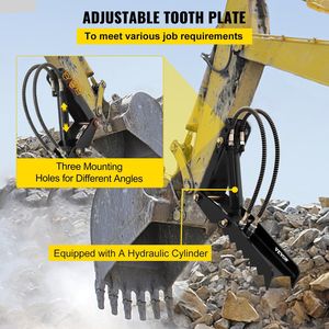 Accessori per pollice per escavatore terne idraulico da 24 pollici Assemblaggio piastra in acciaio da 12MM imbullonato per macchine da costruzione - Product Image 6