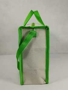 Large Canvas <b>Tote</b> <b>Bag</b> with <b>Zipper</b> Closure Green Rope Handles Adjustable Shoulder Strap Reusable Shopping Carry <b>Bag</b> - Product Image 3