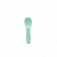 Vaisselle jetable durable en PLA Spork compostable écologique pour les desserts pour la fête-comprend une cuillère à crème glacée et une cuillère à thé