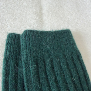 Wholesale Men's <b>Thick</b> Wool Crew <b>Socks</b> Solid Classic Ribbed Green Knitted <b>Winter</b> Thermo <b>Socks</b> Daily Wear - Product Image 5