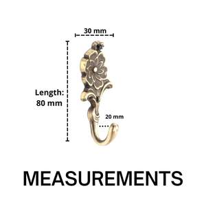 Crochet en aluminium multifonctionnel pour salle de bain et cuisine – Idéal pour vêtements, manteaux, clés – Design luxueux et écologique – Fixation murale à vis en forme de fleur - Product Image 6