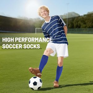 Anti Slip <b>Grip</b> Soccer <b>Socks</b> Breathable Crew Athletic <b>Socks</b> Custom Logo Sports <b>Socks</b> for Men Teens - Product Image 6