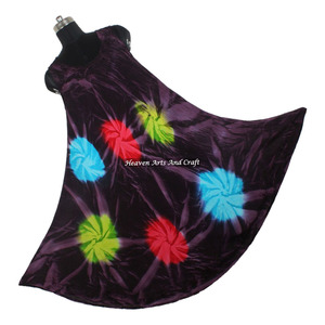 Vestido Maxi Exclusivo Tie Dye de Rayón Estilo Bohemio para Playa, Verano 2026, Sexy con Cuello Redondo, para Fiesta en Club, Estilo Boho Gypsy, Vestido Barato - Product Image 5